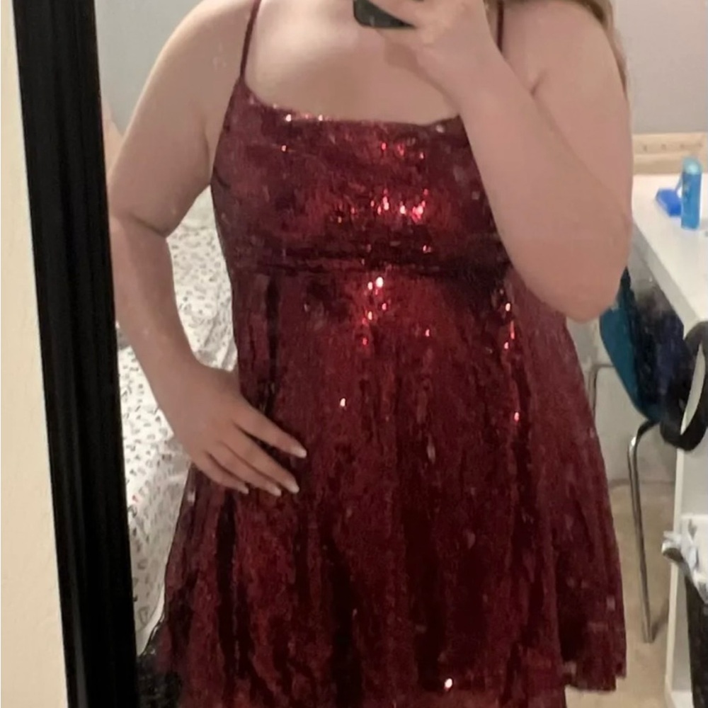 Red Strappy Back Top